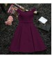 Rowena Mini Fiyonk Detay Mezuniyet Elbise-PUDRA (0039)