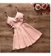 Fallon Askılı Tasarım Mini Mezuniyet Elbise Bordo (0067)