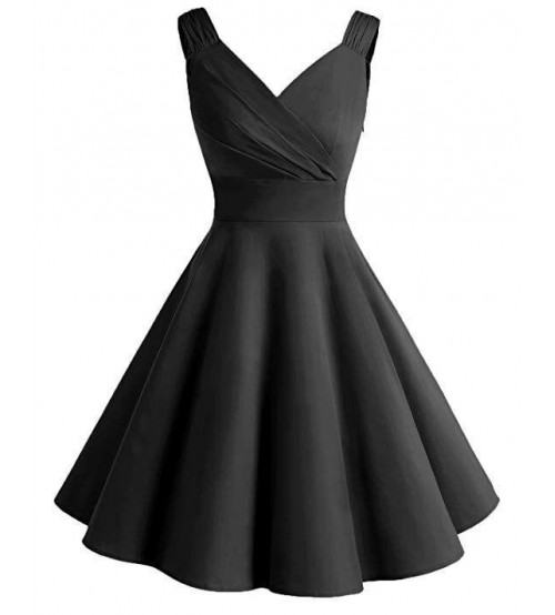 Angilia Tasarım Mini Elbise-siyah